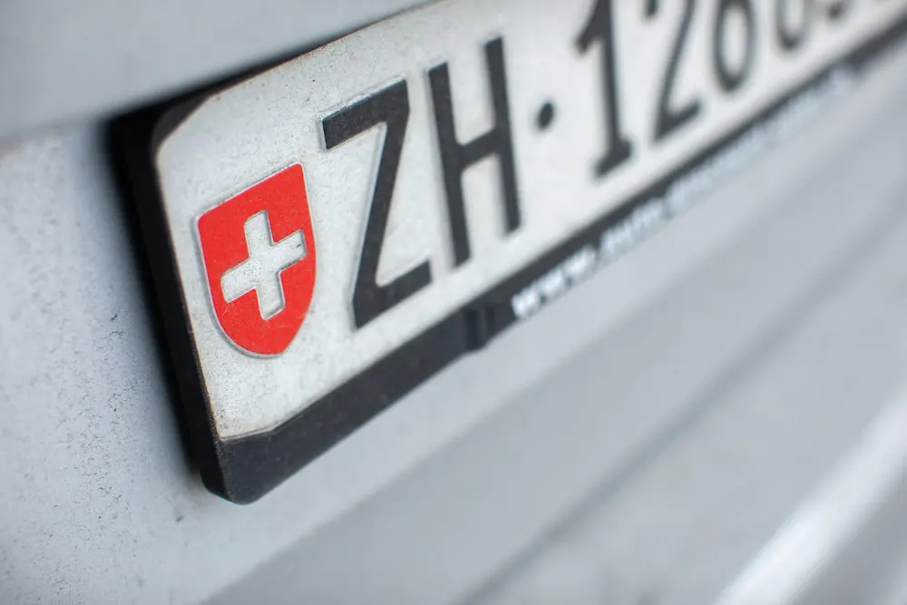 Züricher-Nummernschild